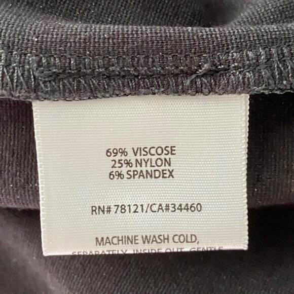 Eileen Fisher Petite Gray Stretch Pull On Pants Leggings Size PP 2P - 4P - Picture 5 of 7